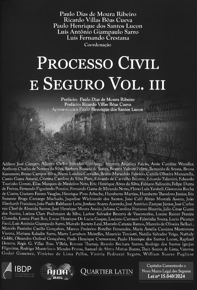 image:Processo Civil e Seguro Vol. III